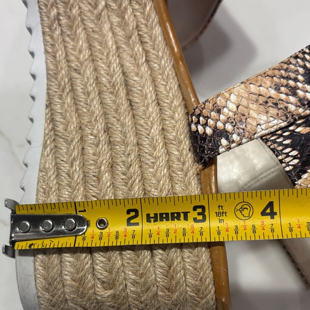 Gianni Bini Neutral Snake-Print Espadrille Platform Sandals - Picture 4 of 14